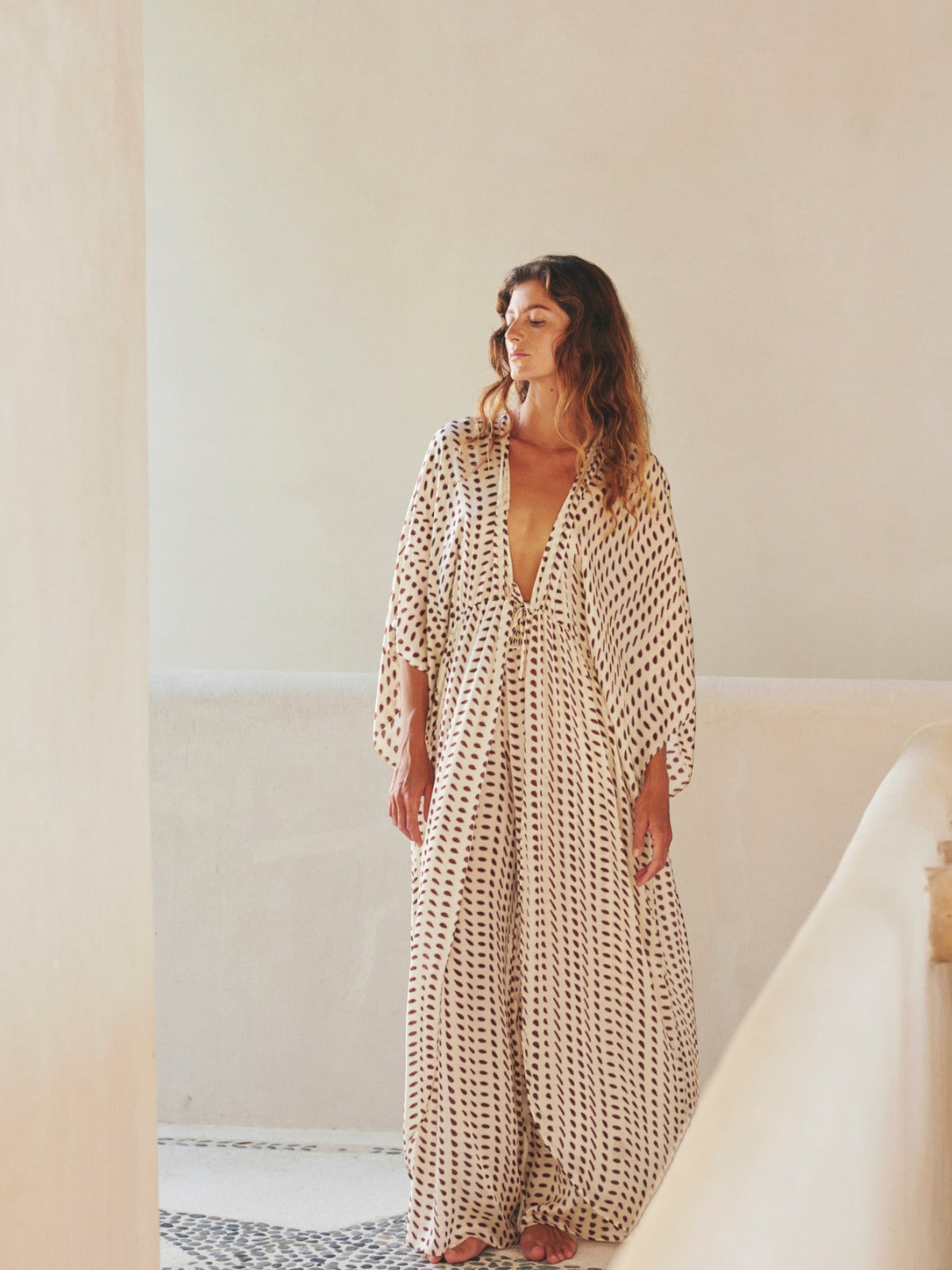 San Cipriano Silk Tunic | Ivory Wine Seeds San Cipriano Silk Tunic | Ivory Wine Seeds