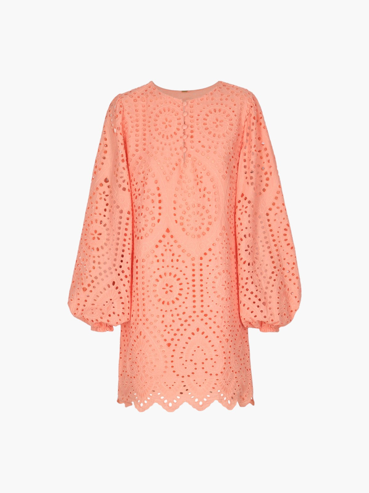 San Marco Eyelet Mini Dress | Apricot San Marco Eyelet Mini Dress | Apricot