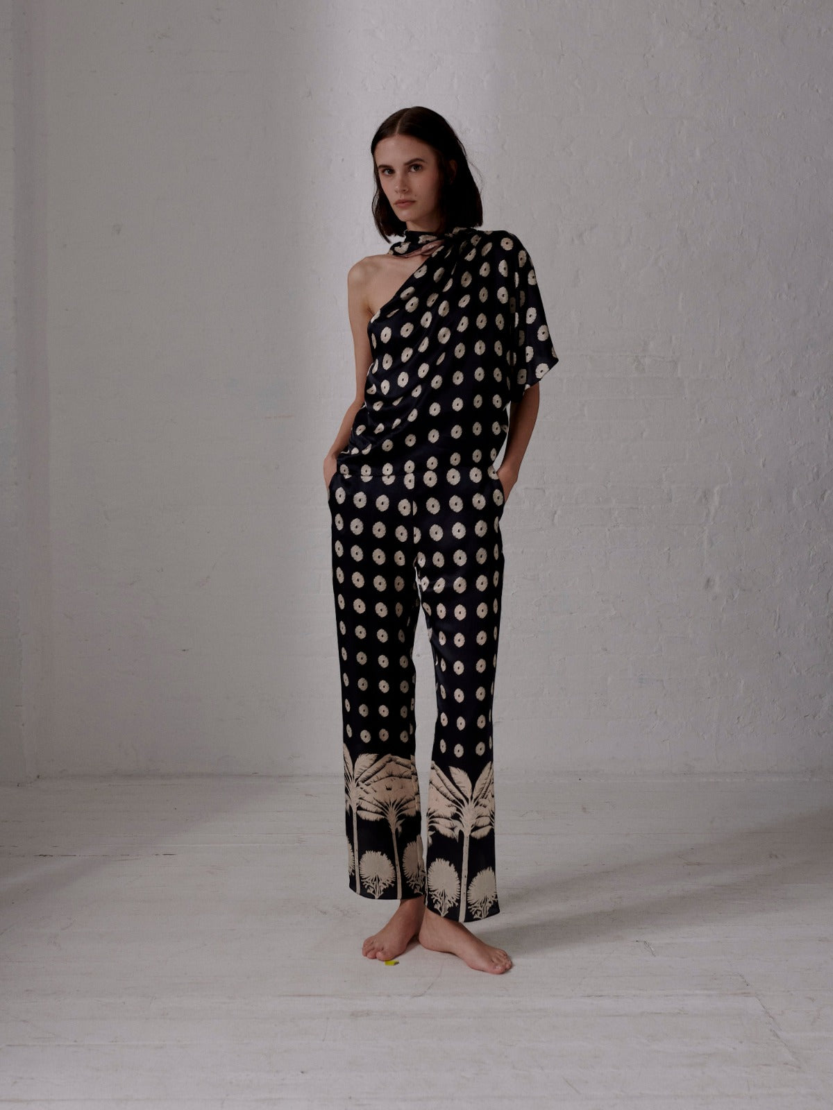 Santo Tomas Satin Silk Pants | Black Palms Santo Tomas Satin Silk Pants | Black Palms