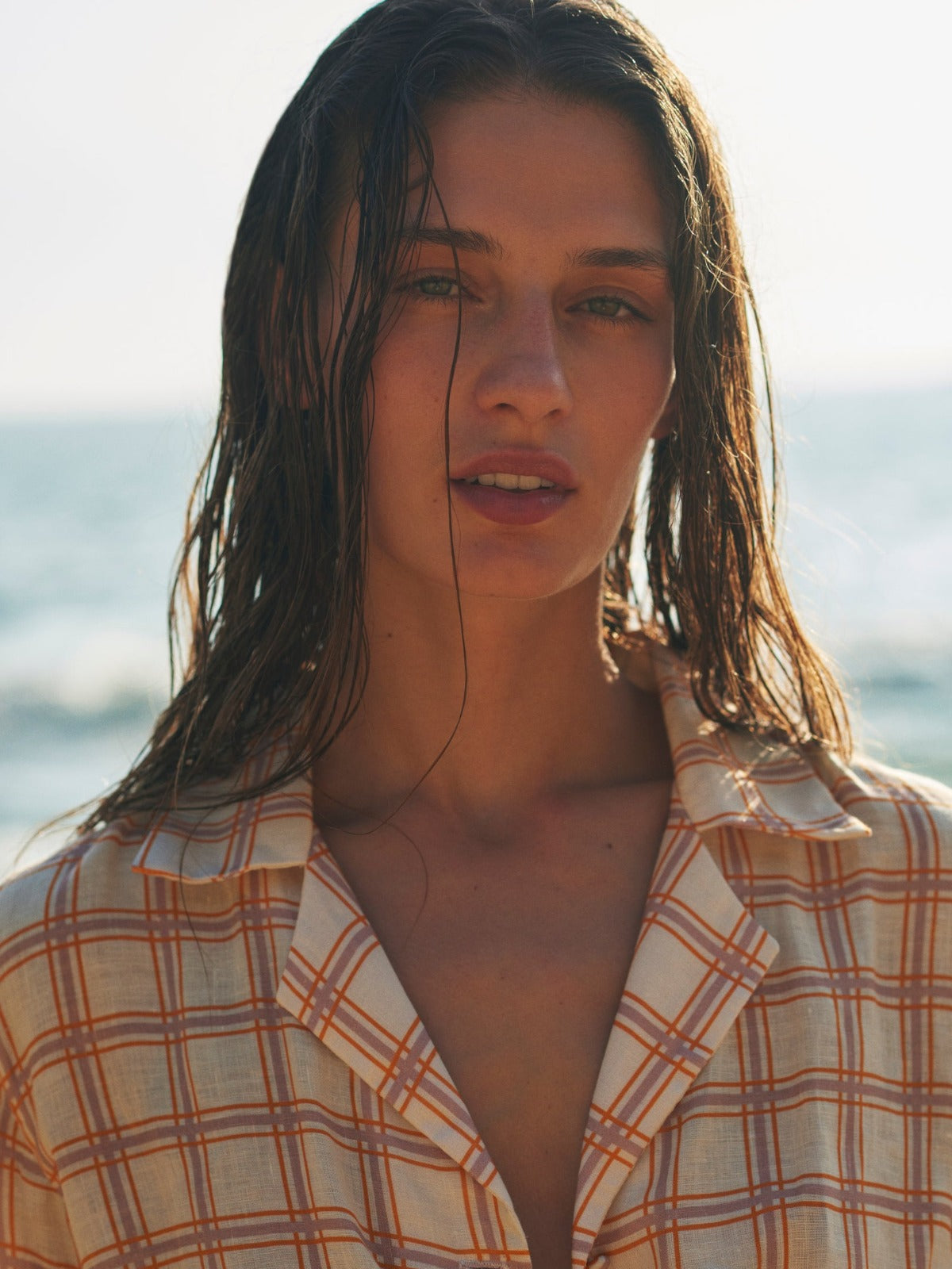 Tomaso Linen Shirt | Cream and Butter Scotch Tomaso Linen Shirt | Cream and Butter Scotch