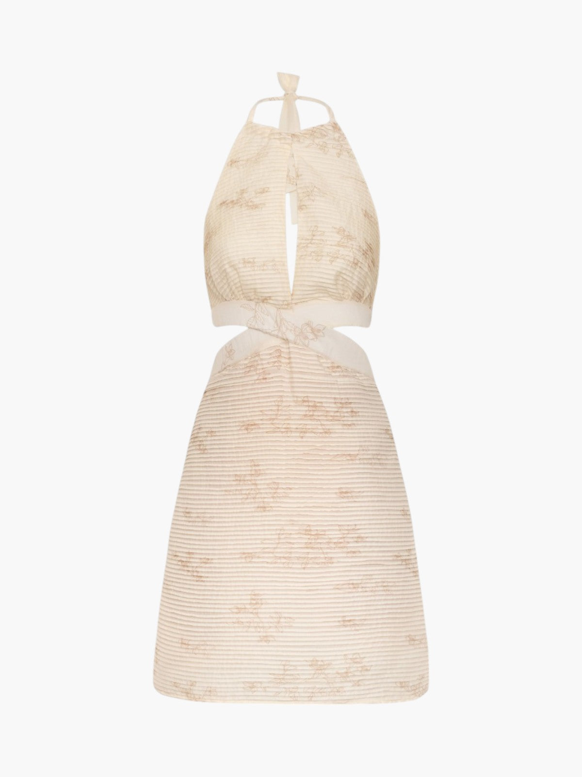 San Agustín Pleated Cotton Mini Dress | Ivory Guayacan San Agustín Pleated Cotton Mini Dress | Ivory Guayacan