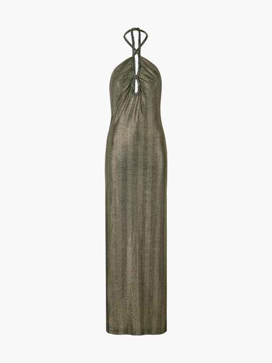 Amazonia Maxi Dress | Golden Green