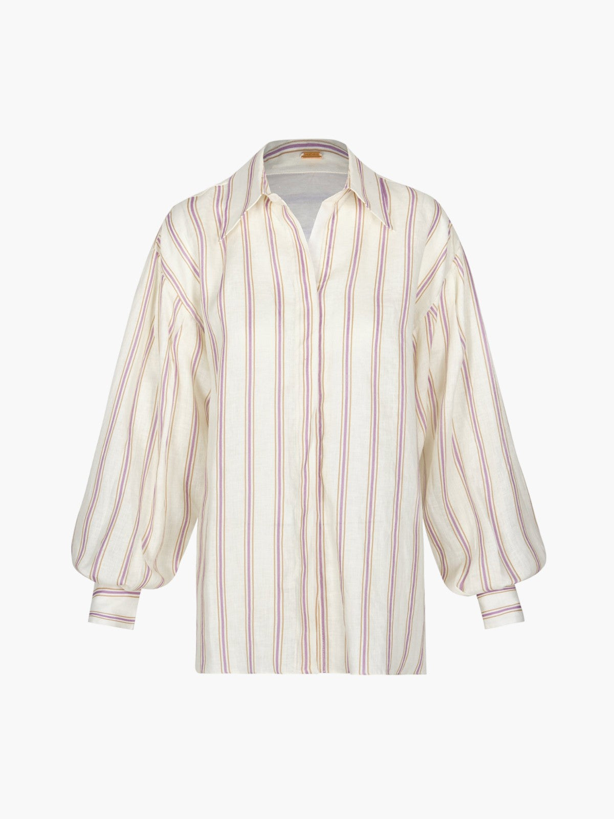 Barnes Linen Shirt | Lila Stripes Barnes Linen Shirt | Lila Stripes