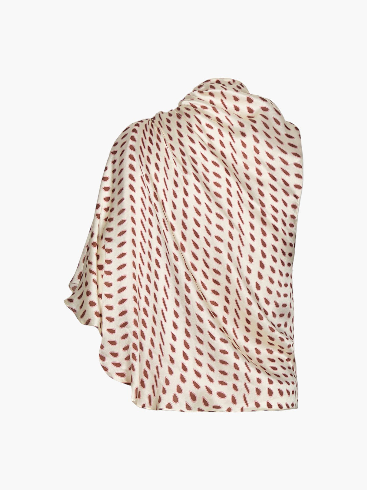 Chiminango Satin Silk Blouse | Ivory Wine Seeds Chiminango Satin Silk Blouse | Ivory Wine Seeds