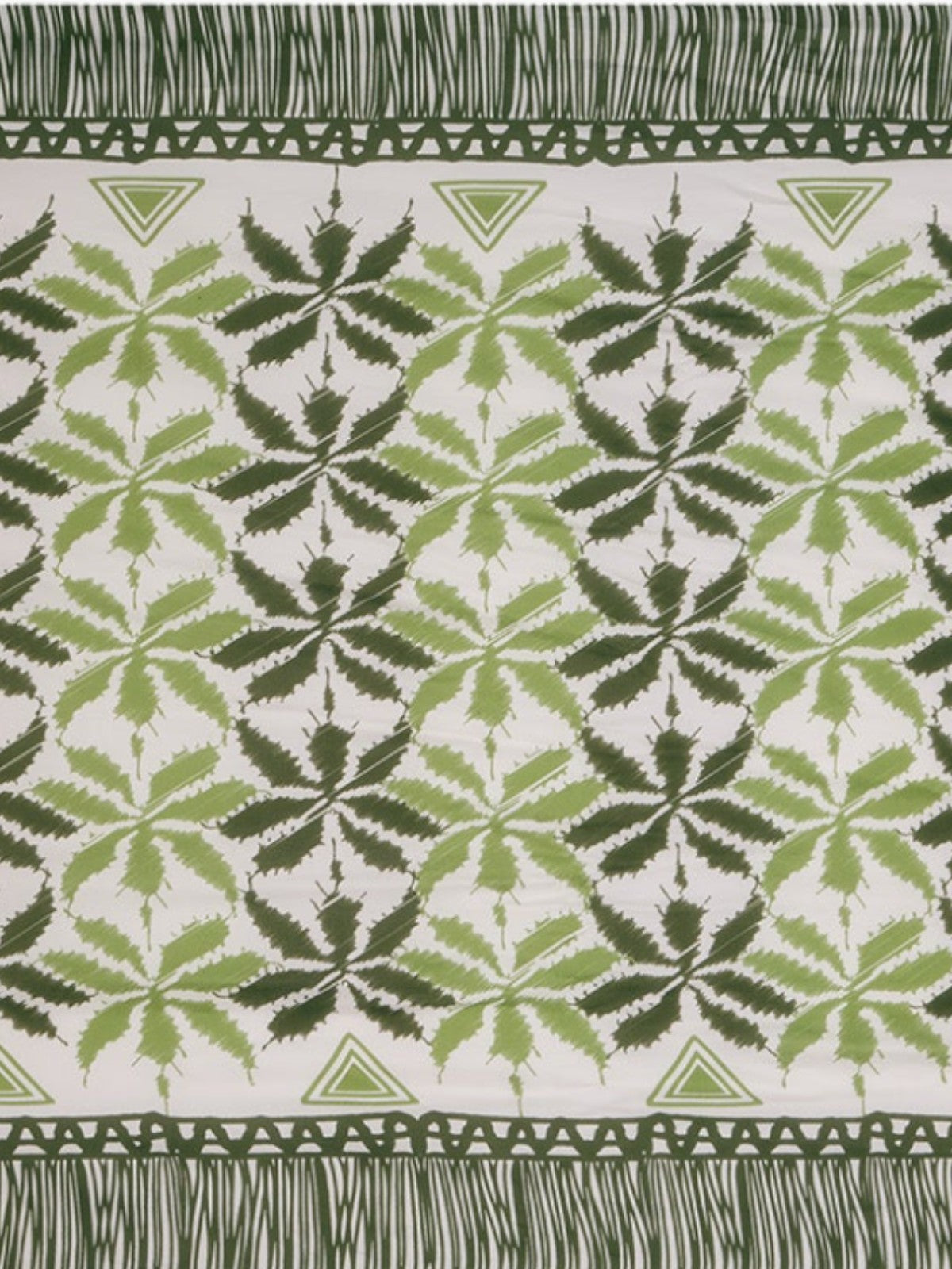 De la Falaise Sarong | Beige/Green De la Falaise Sarong | Beige/Green