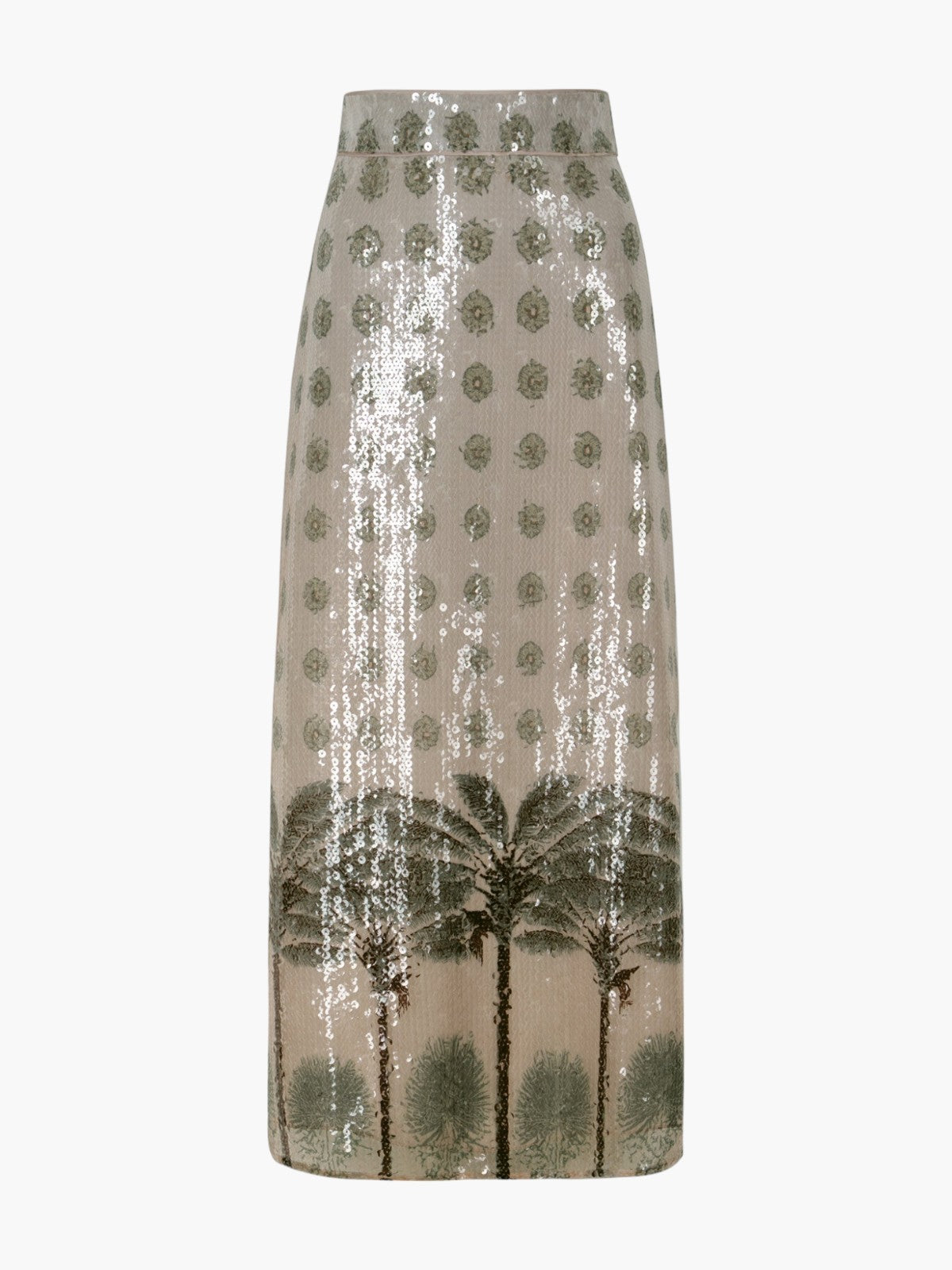 El Carmen Sequins Midi Skirt | Ivory El Carmen Sequins Midi Skirt | Ivory