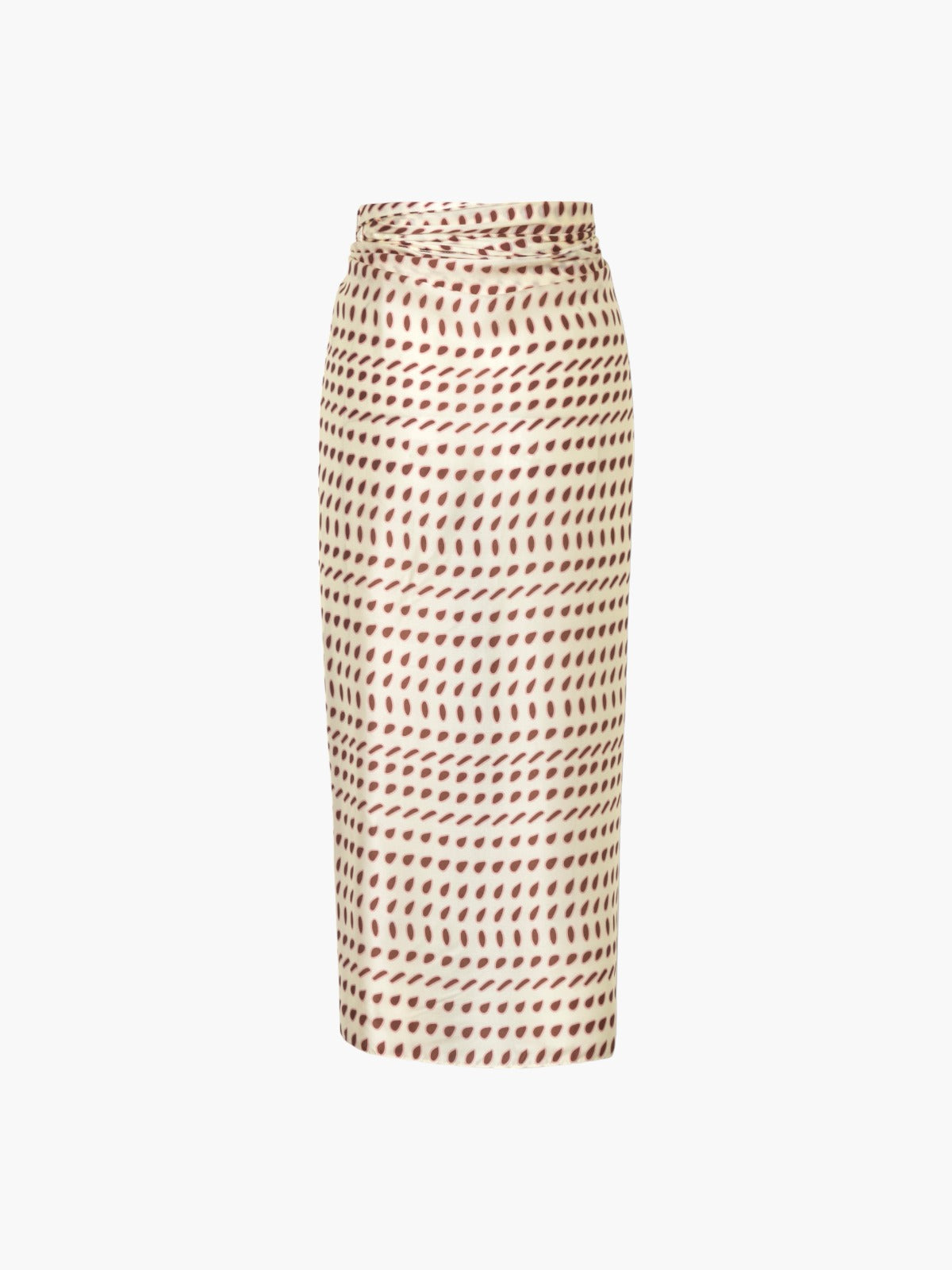 Mapara Satin Silk Skirt | Ivory Wine Seeds Mapara Satin Silk Skirt | Ivory Wine Seeds