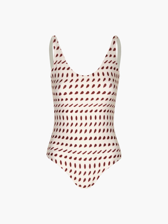 Olympic One Piece | Ivory Wine Seeds - White