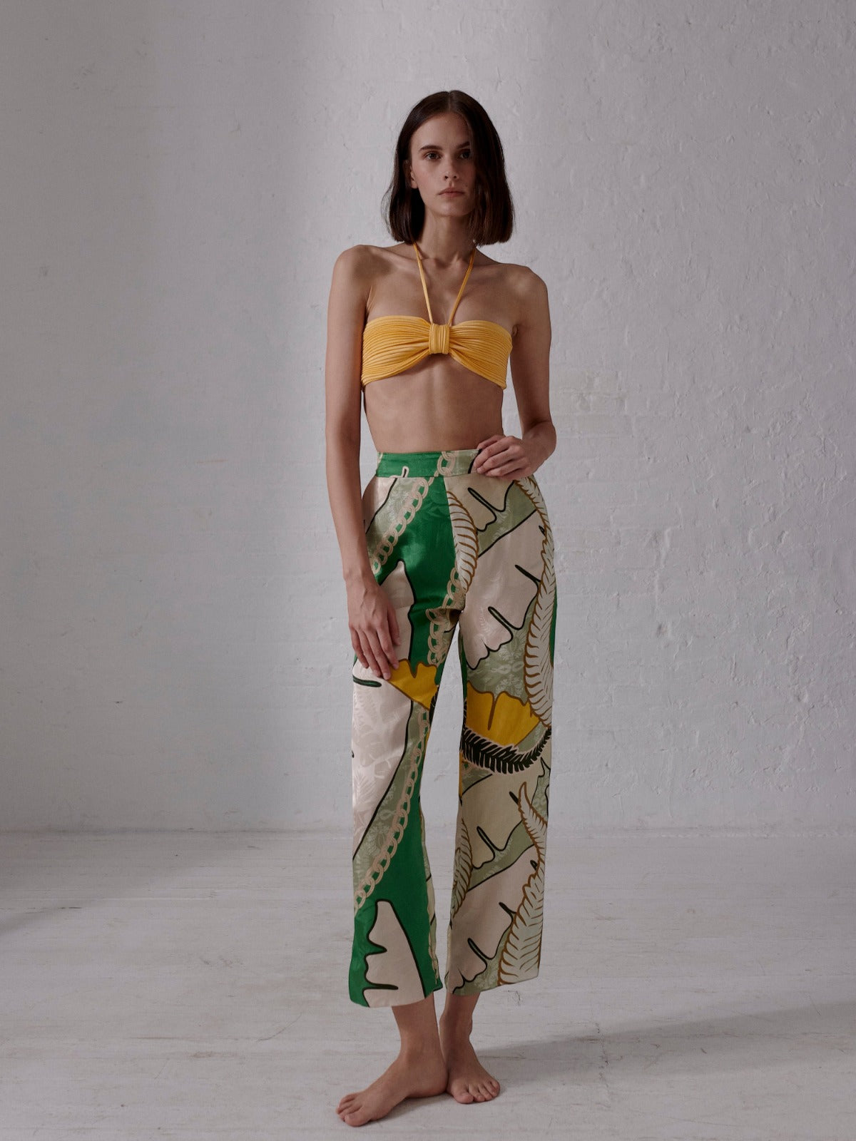 Santo Tomas Jacquard Pants | Green Santo Tomas Jacquard Pants | Green