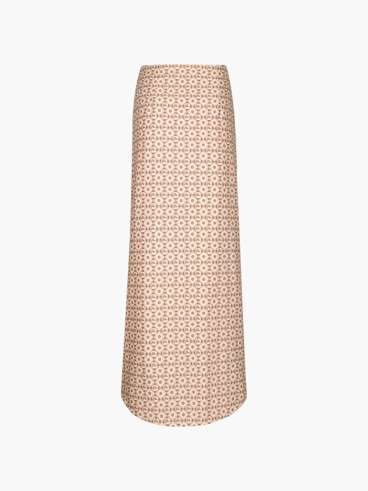 Siboney Cotton Bio Wrap Midi Skirt | Beige May Flower Siboney Cotton Bio Wrap Midi Skirt | Beige May Flower