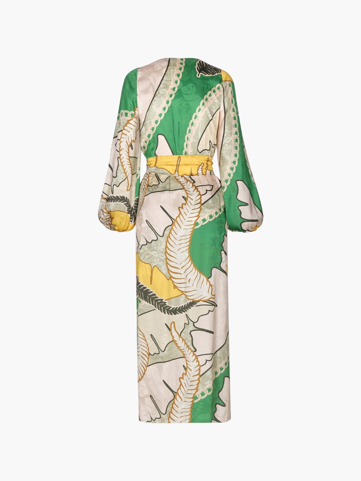Tertulia Jacquard Maxi Dress | Green