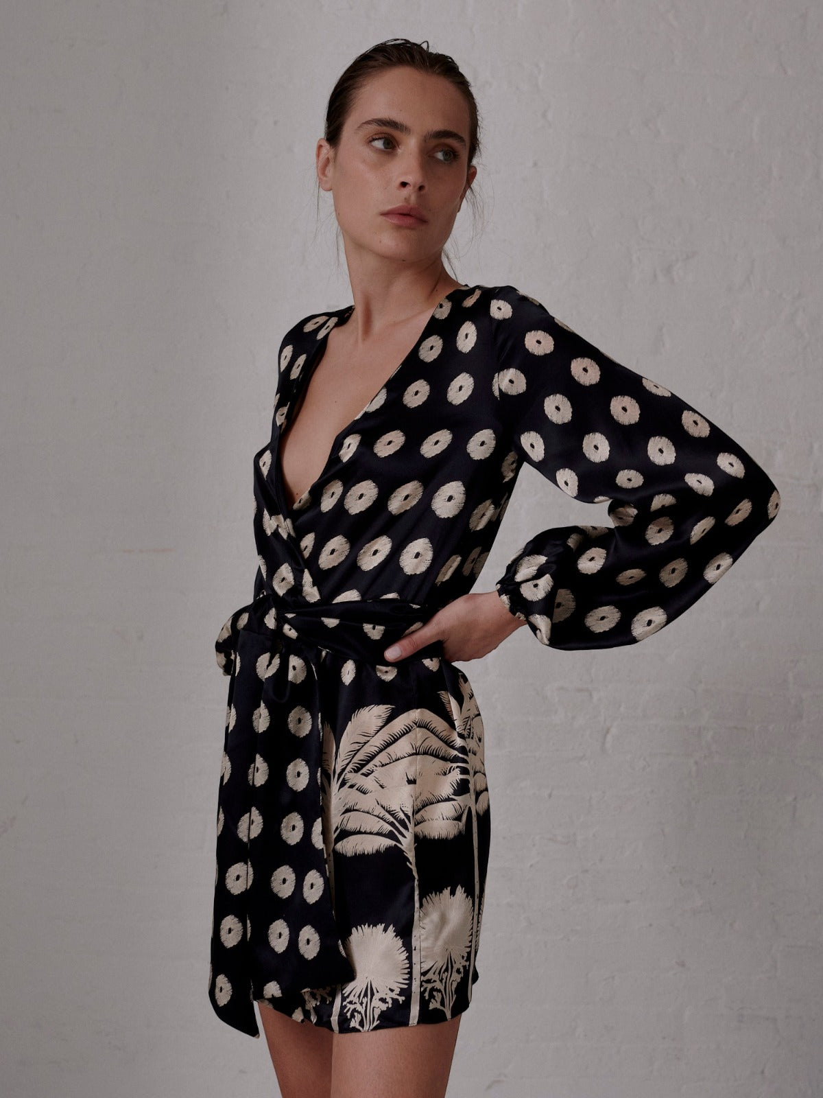 Tertulia Satin Silk Mini Dress | Black Palms Tertulia Satin Silk Mini Dress | Black Palms