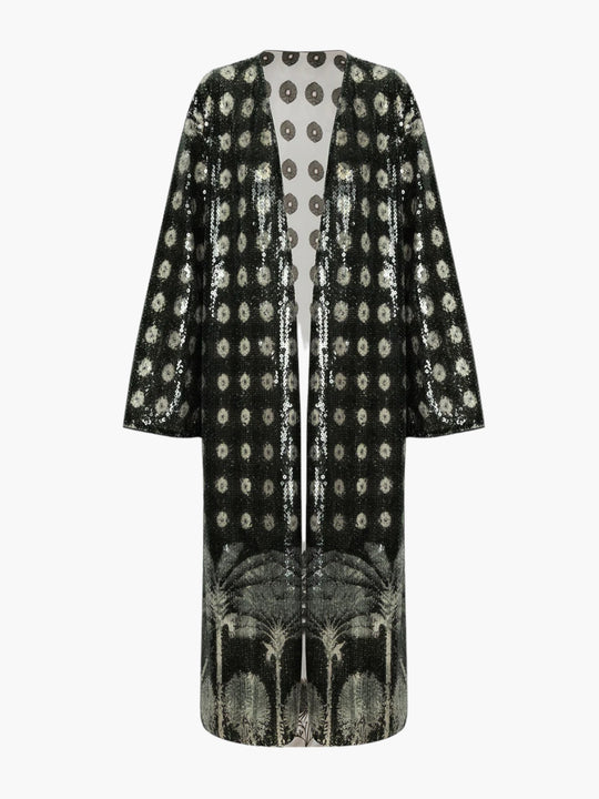 Tintindeo Sequins Midi Coat