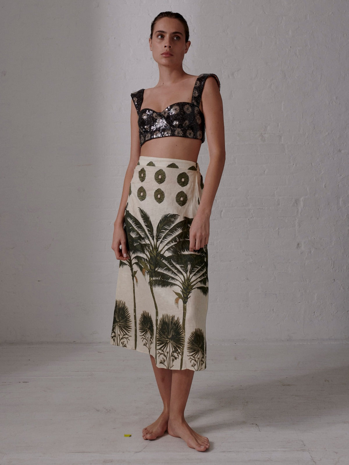 Delirio Sequins Top | Green Delirio Sequins Top | Green