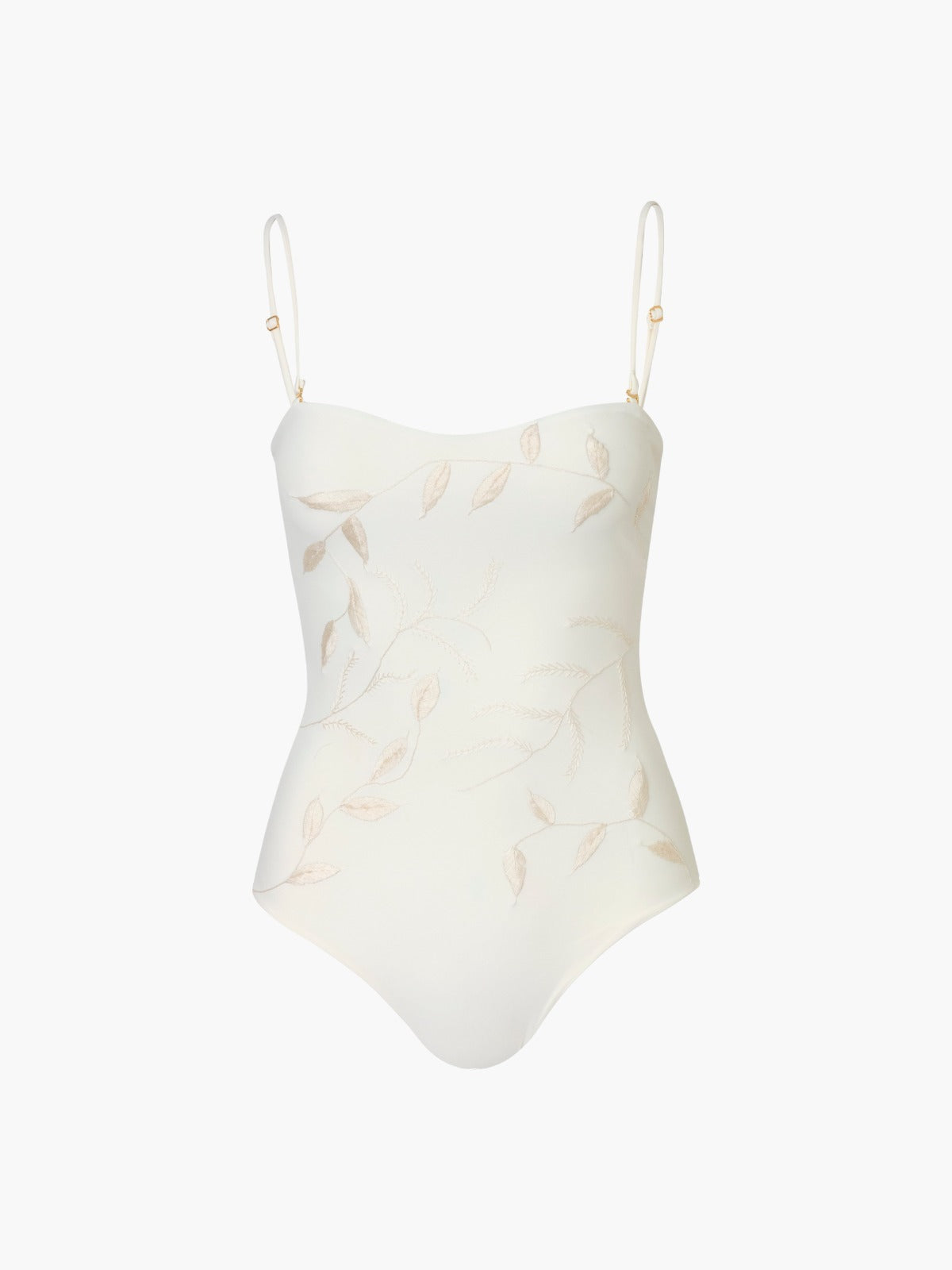 Esteros Hand-Embroidered One Piece | Ivory Esteros Hand-Embroidered One Piece | Ivory