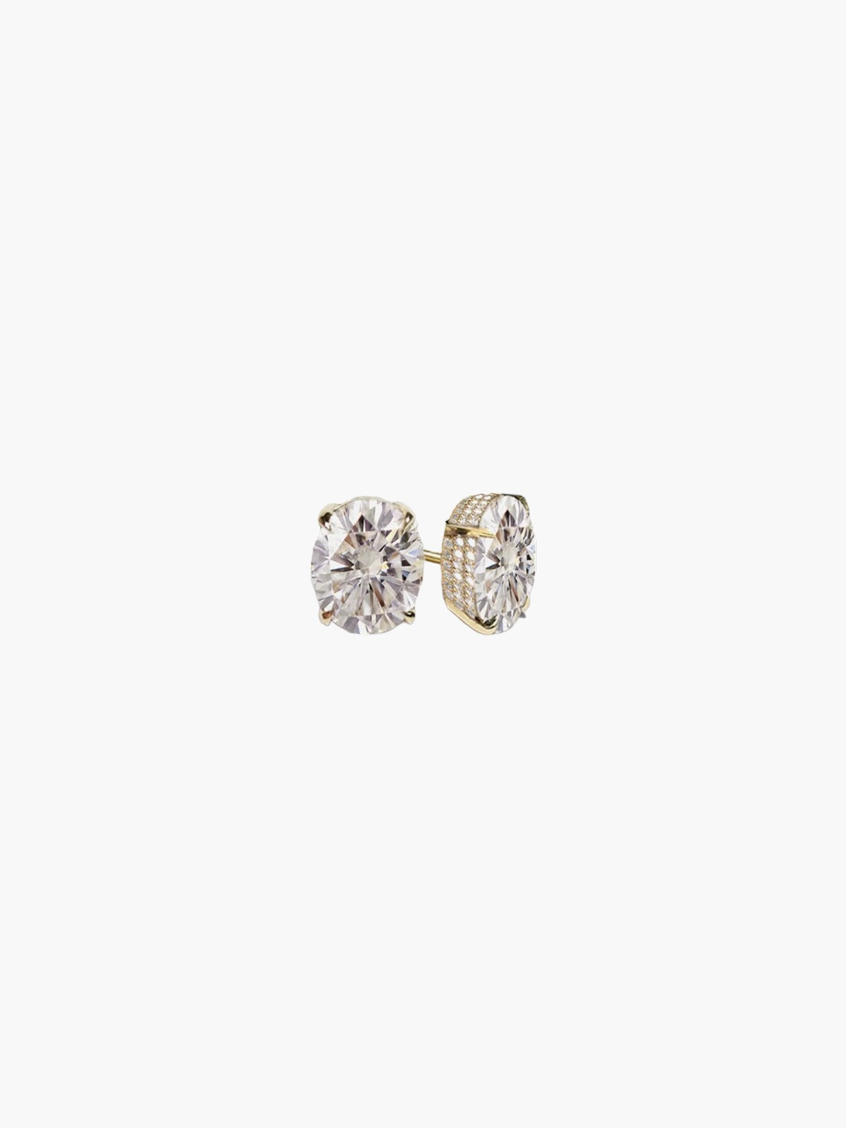 Cerré Oval Diamond Earrings