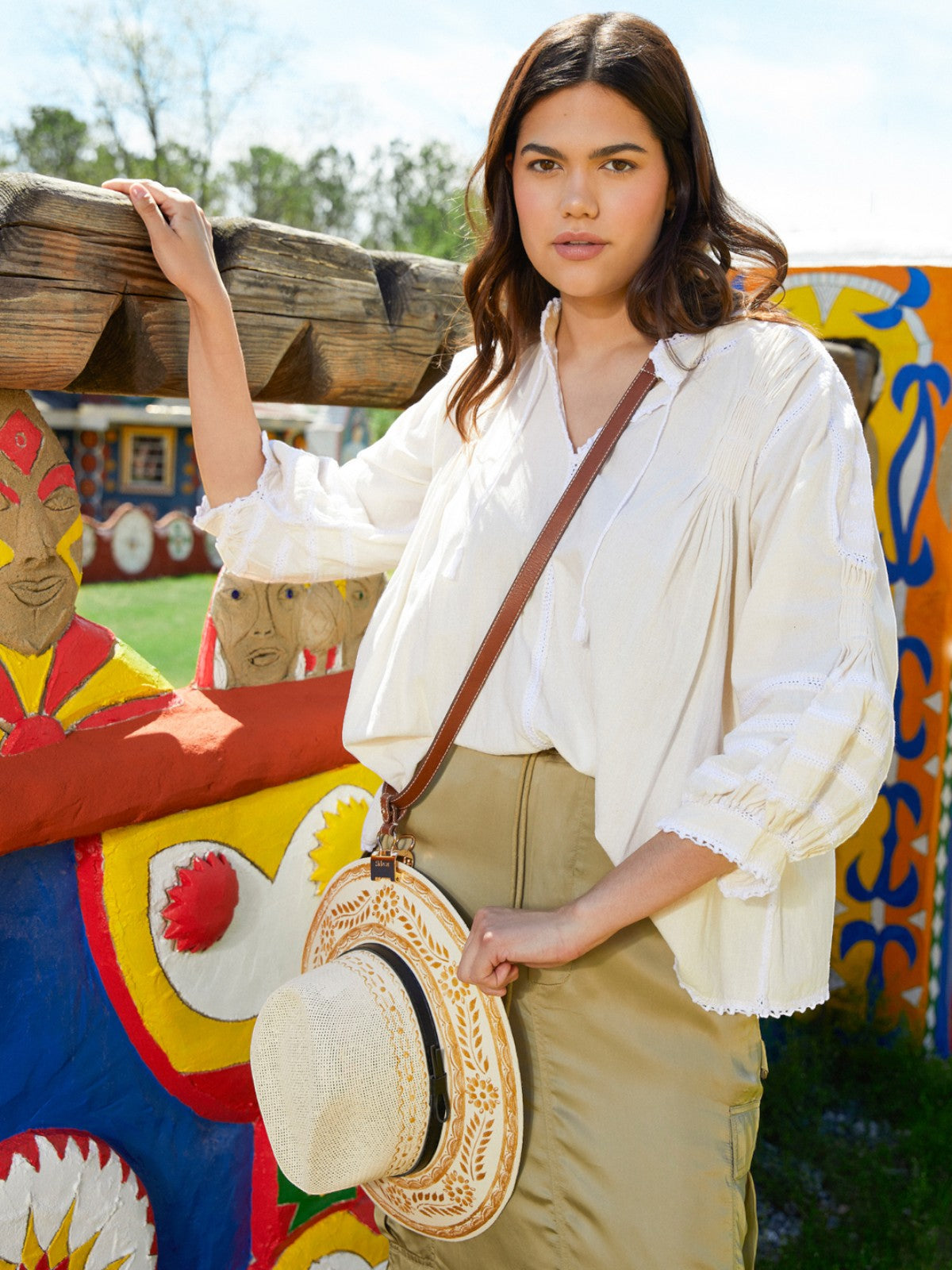 Amorcita Mexican Top | White Amorcita Mexican Top | White
