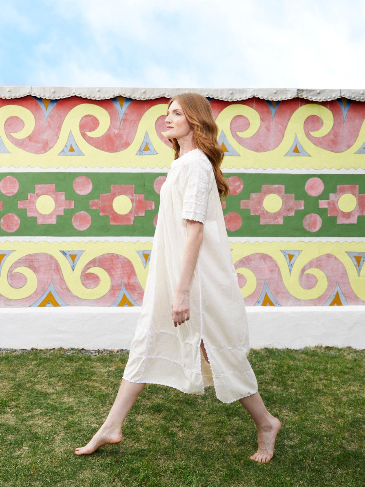 Amorcita Mexican Dress | Ivory Amorcita Mexican Dress | Ivory