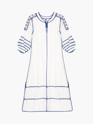 Amorcita Mexican Dress | White Amorcita Mexican Dress | White