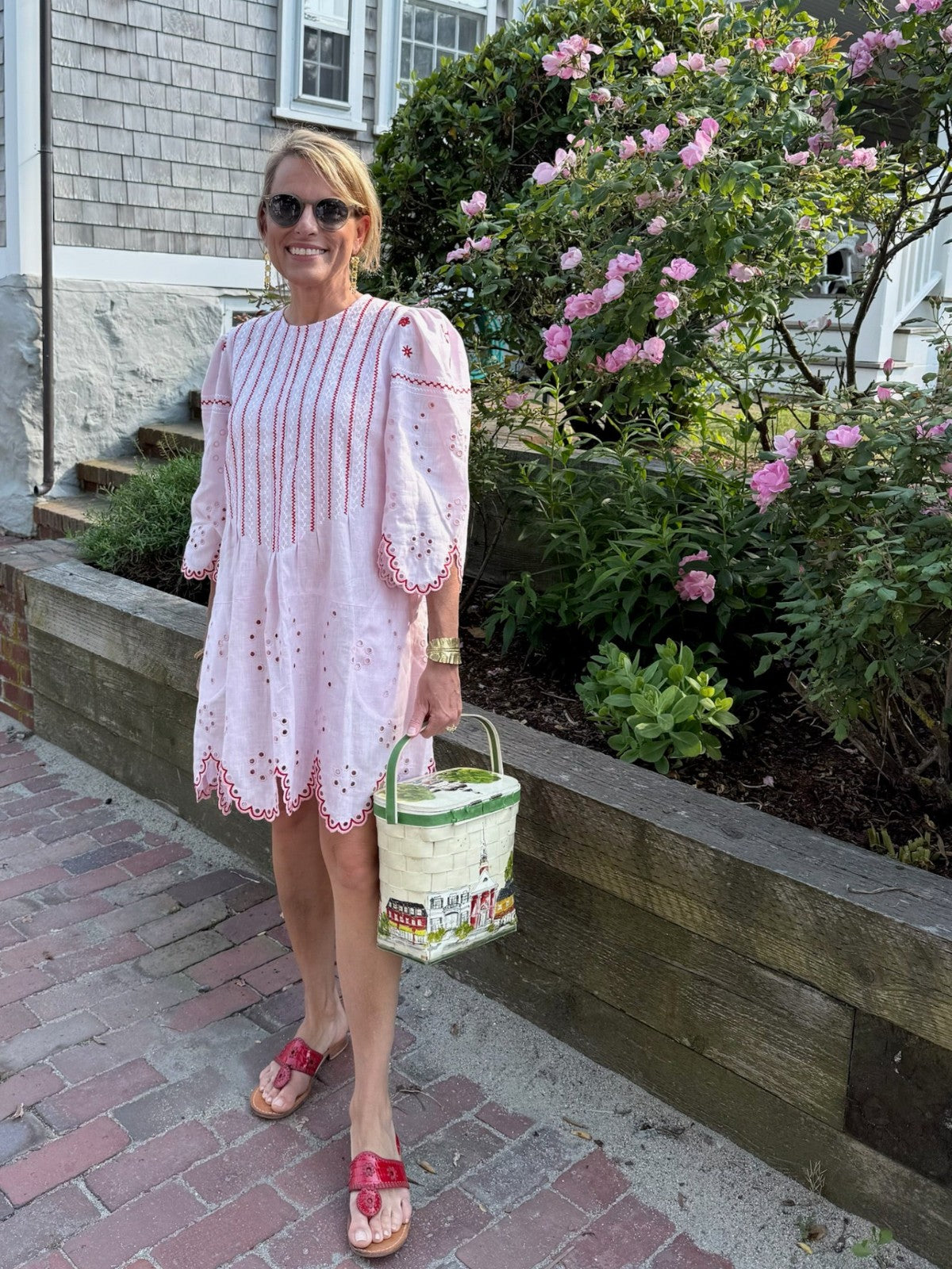 Marianna Ukrainian Embroidered Dress | Pink/Red Marianna Ukrainian Embroidered Dress | Pink/Red
