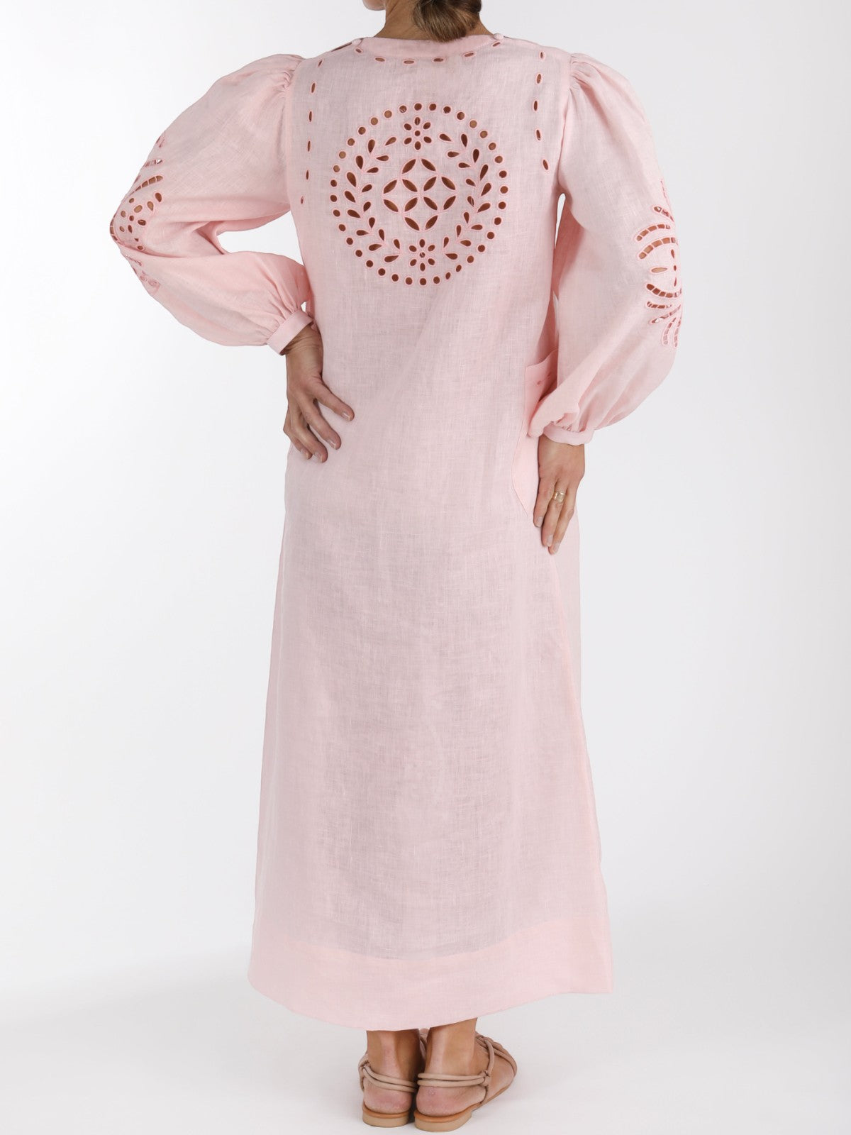 Richelieu Ukrainian Dress | Blush Pink Richelieu Ukrainian Dress | Blush Pink