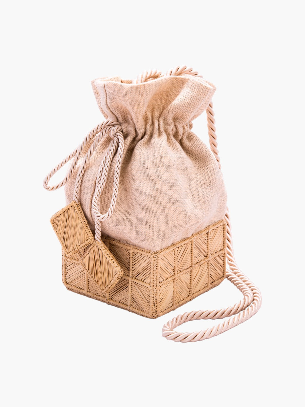 Kinchaku Basket Bag | Beige