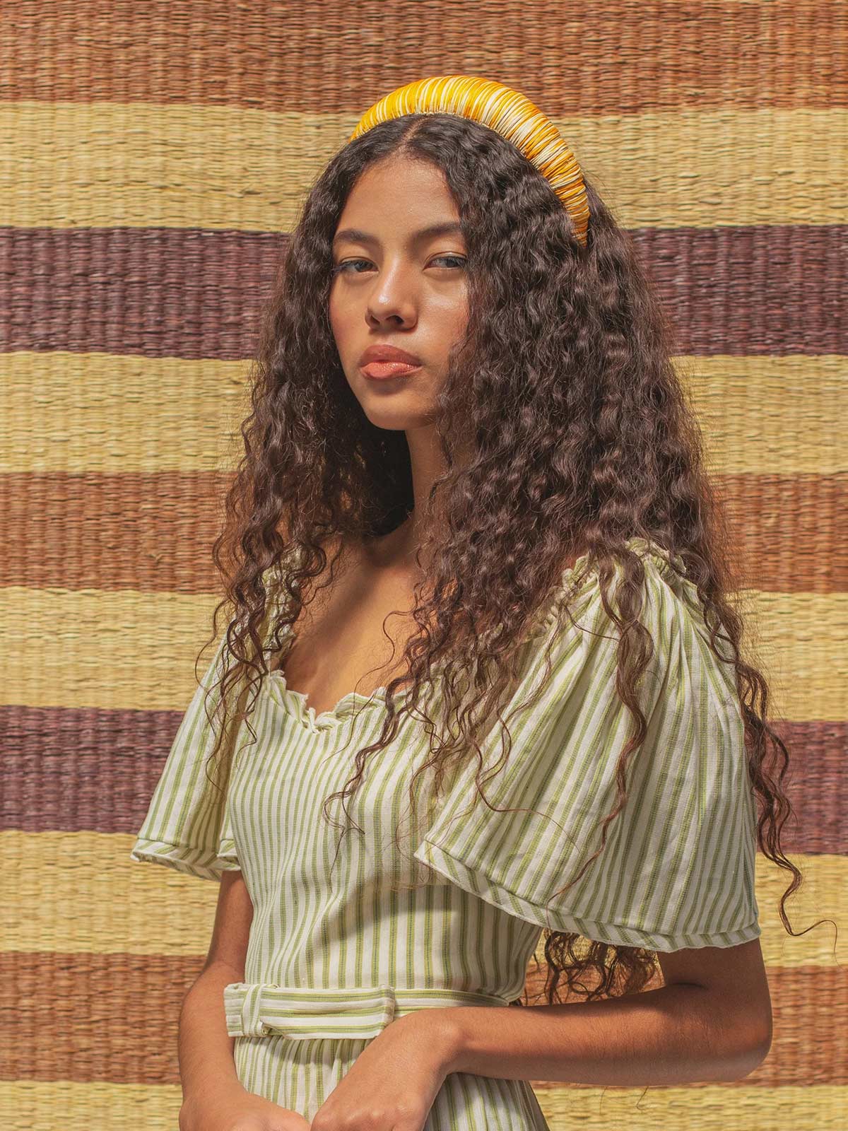 Padded Headband | Yellow Padded Headband | Yellow