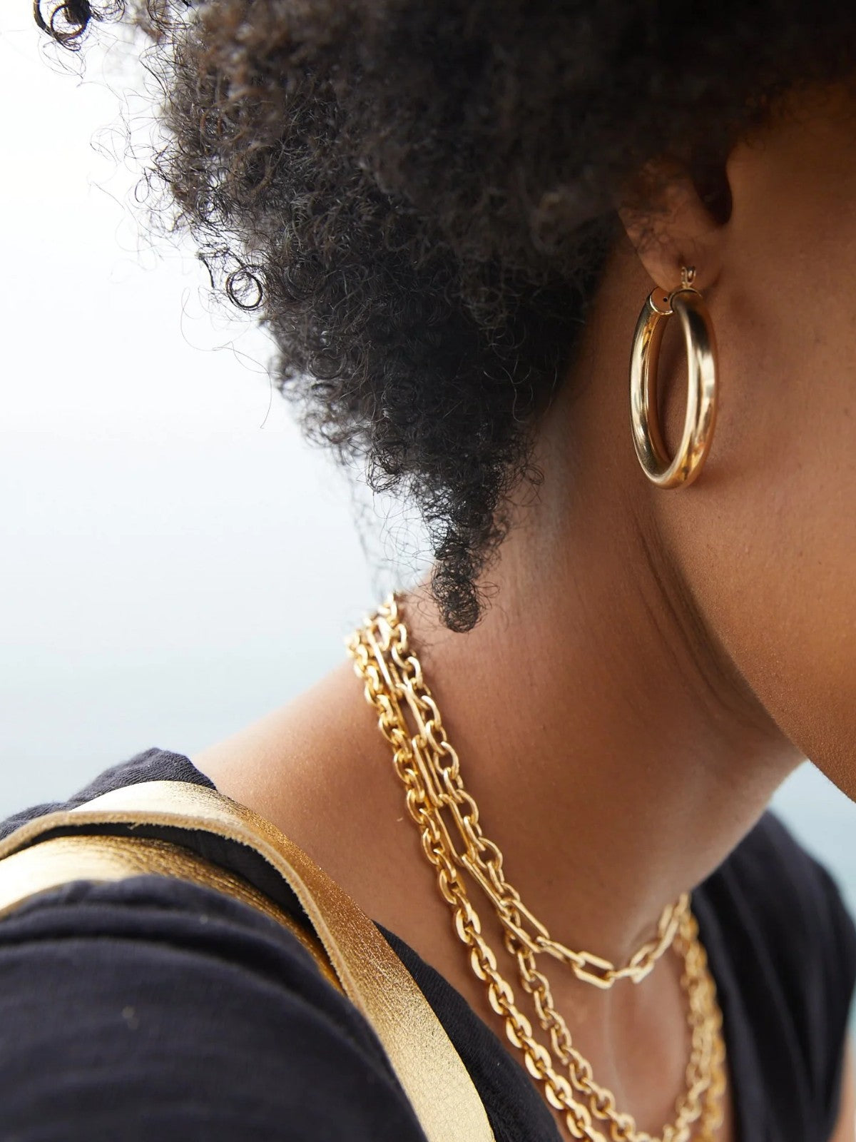 Hollow Thick Hoops Hollow Thick Hoops