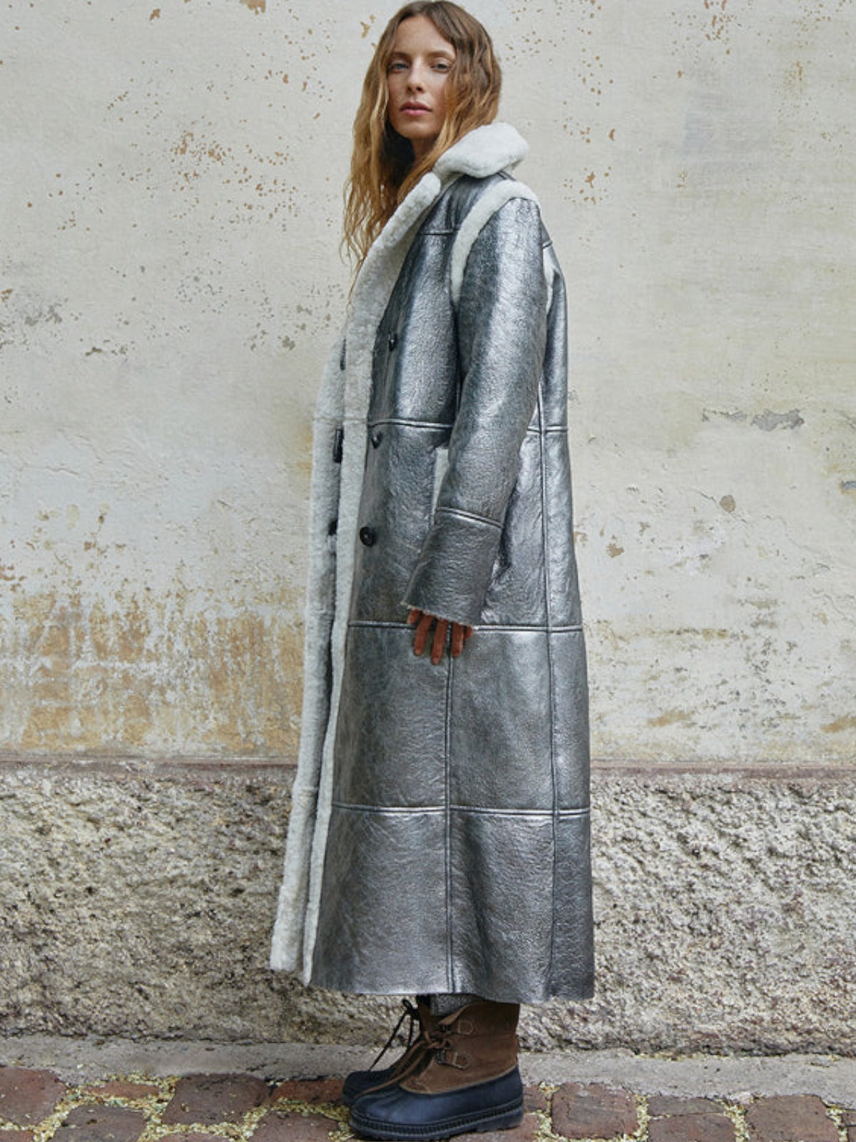 Neon Long Coat | Silver Neon Long Coat | Silver