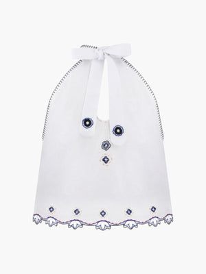 Check Mate Top | White Check Mate Top | White