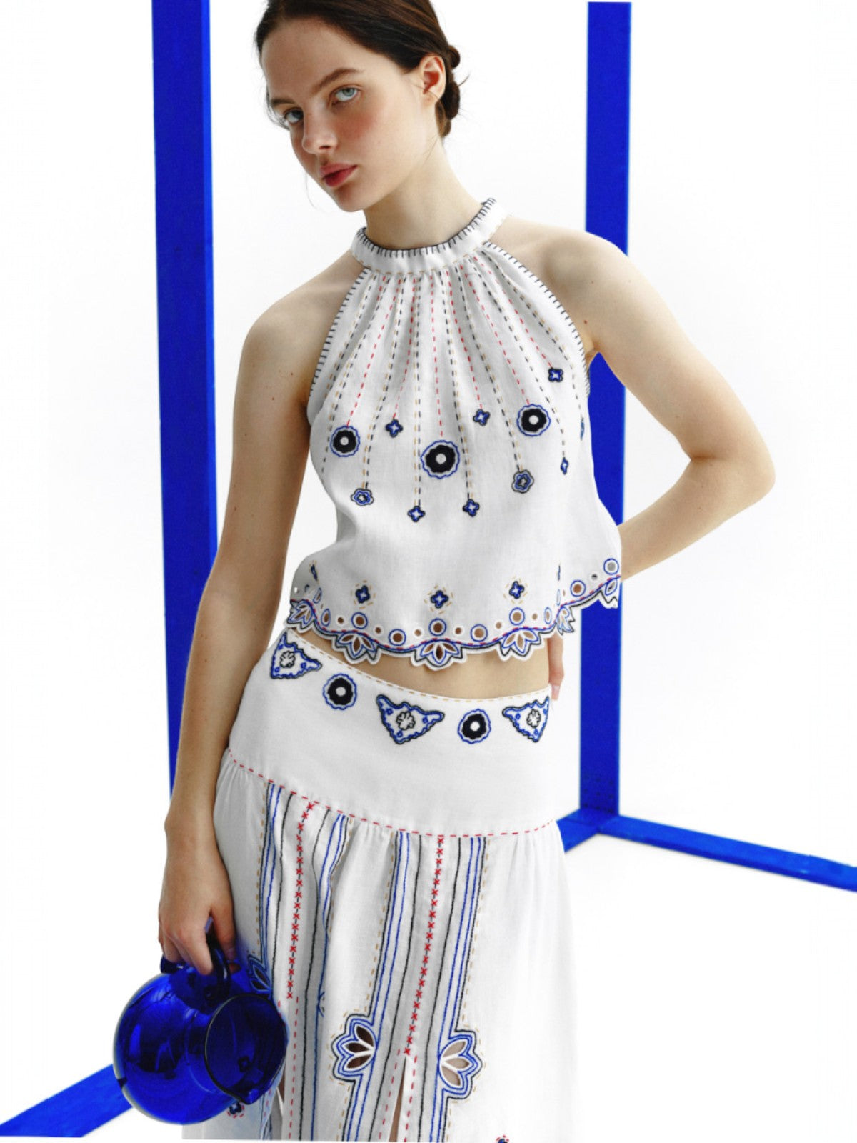 Check Mate Top | White Check Mate Top | White