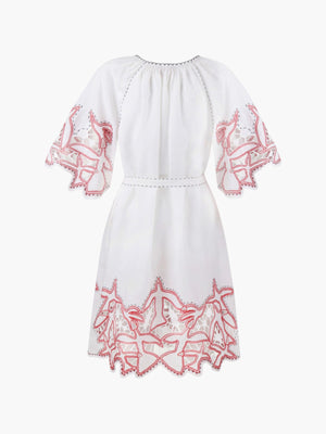 Flying Home Short Dress | White Flying Home Short Dress | White