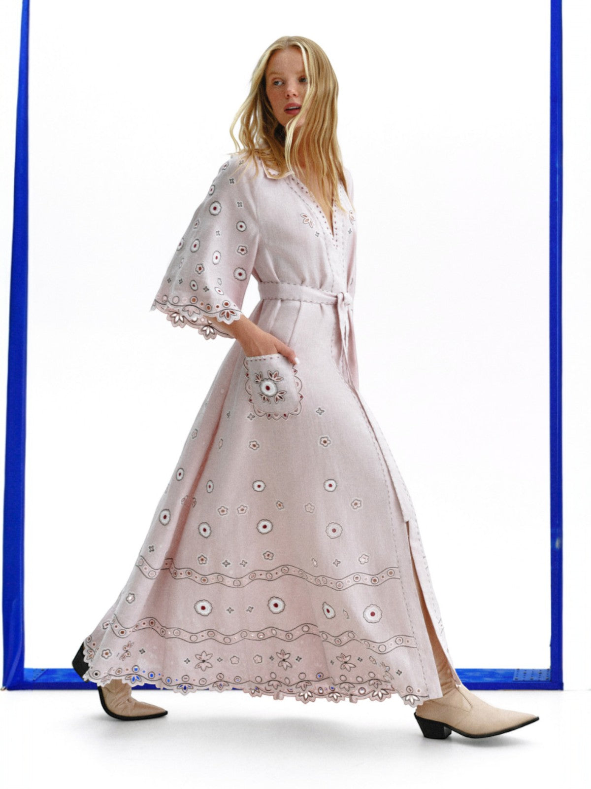 Glass House Long Dress | Powder Pink Glass House Long Dress | Powder Pink