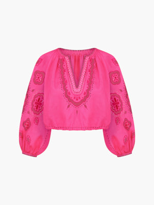 Merezhivo Blouse | Fuchsia Merezhivo Blouse | Fuchsia