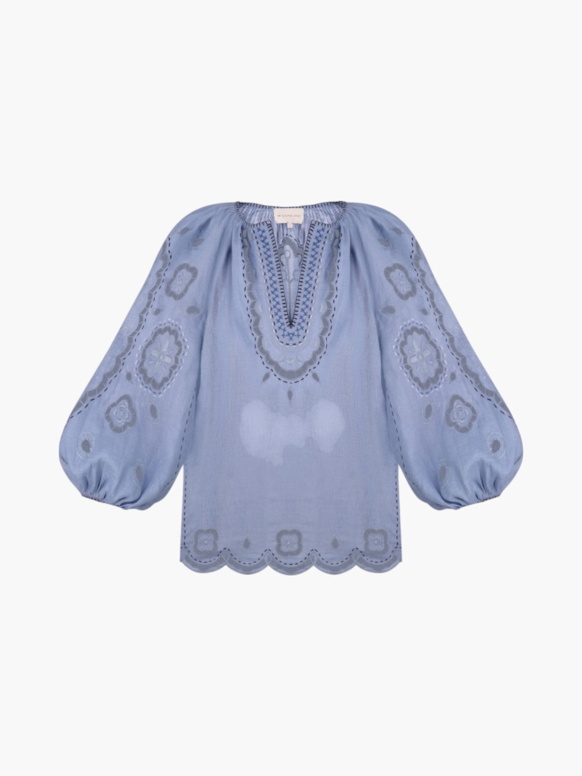 Merezhivo Long Blouse | Pale Blue Merezhivo Long Blouse | Pale Blue