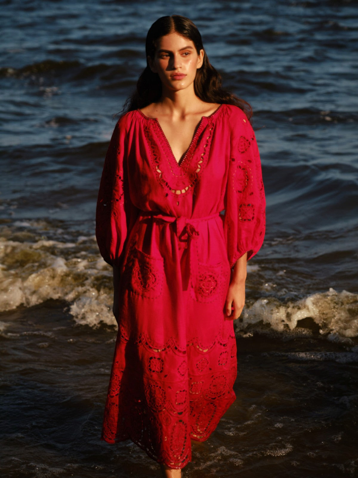 Merezhivo Long Dress | Red Merezhivo Long Dress | Red