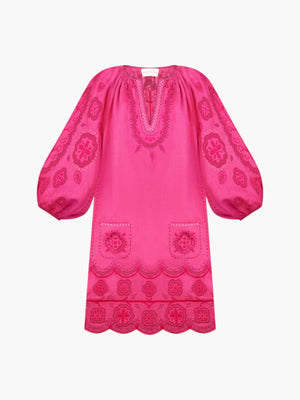Merezhivo Short Dress | Fuchsia Merezhivo Short Dress | Fuchsia