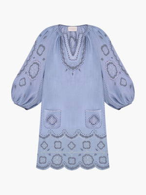 Merezhivo Short Dress | Pale Blue Merezhivo Short Dress | Pale Blue