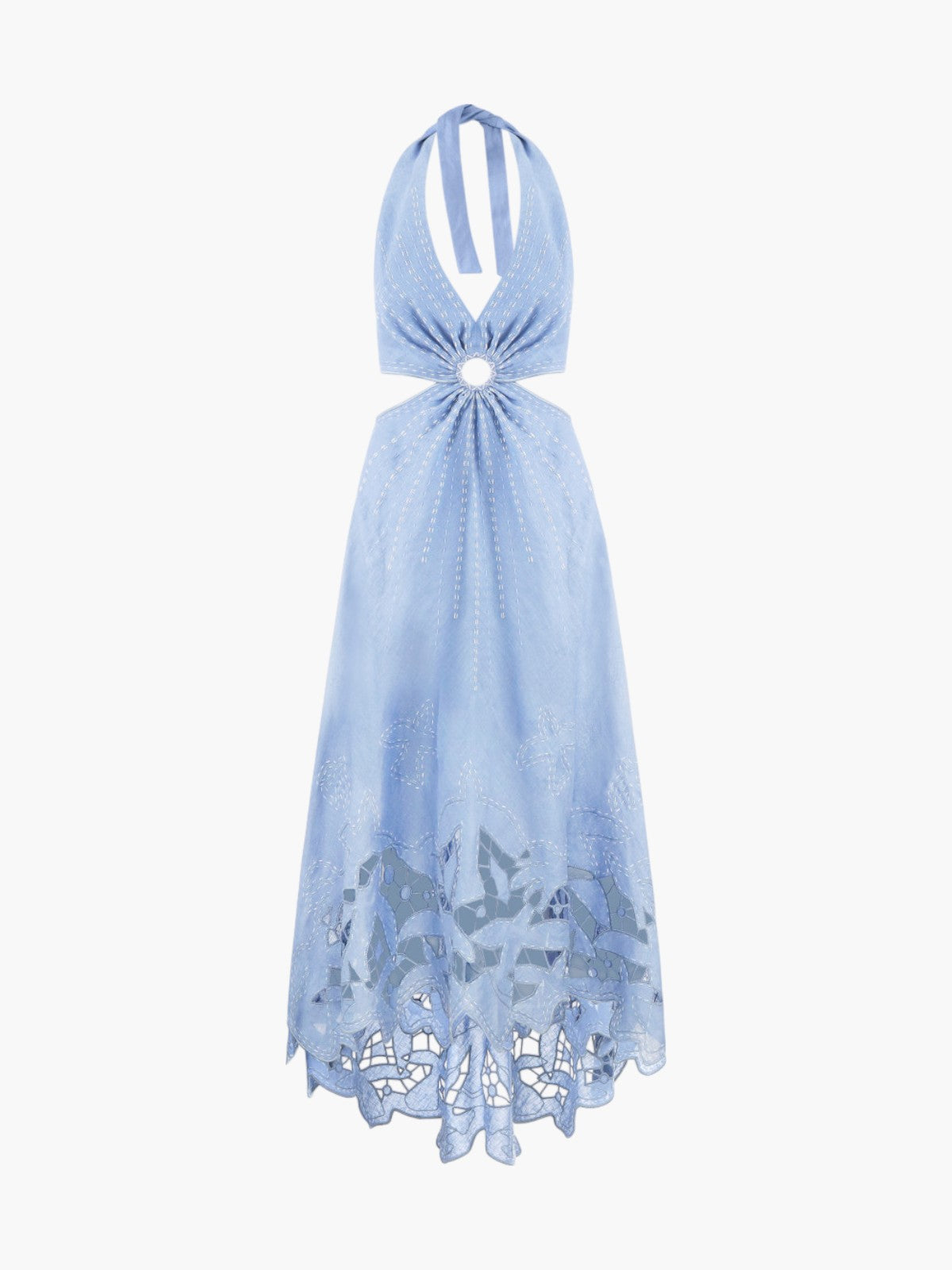 To the Light Long Sarafan Dress | Pale Blue To the Light Long Sarafan Dress | Pale Blue