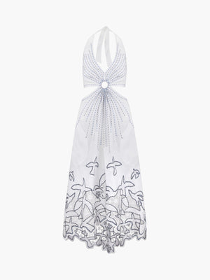 To the Light Short Sarafan Dress | White To the Light Short Sarafan Dress | White