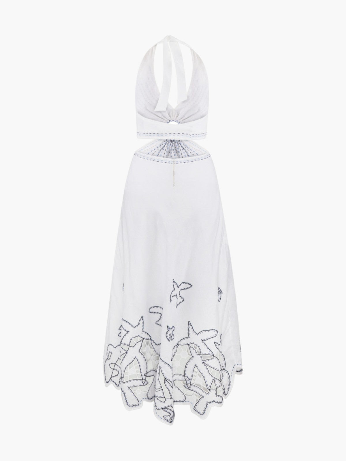 To the Light Short Sarafan Dress | White To the Light Short Sarafan Dress | White