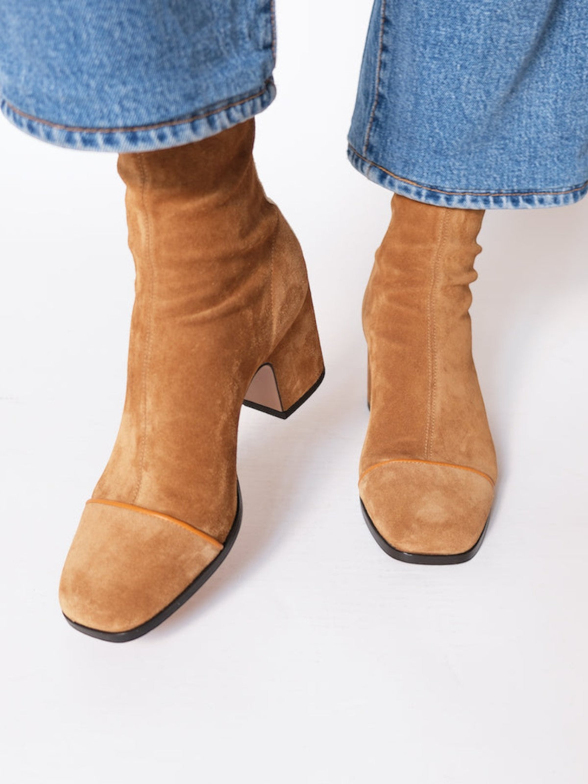 Aria Ankle Boots | Cognac Suede Aria Ankle Boots | Cognac Suede