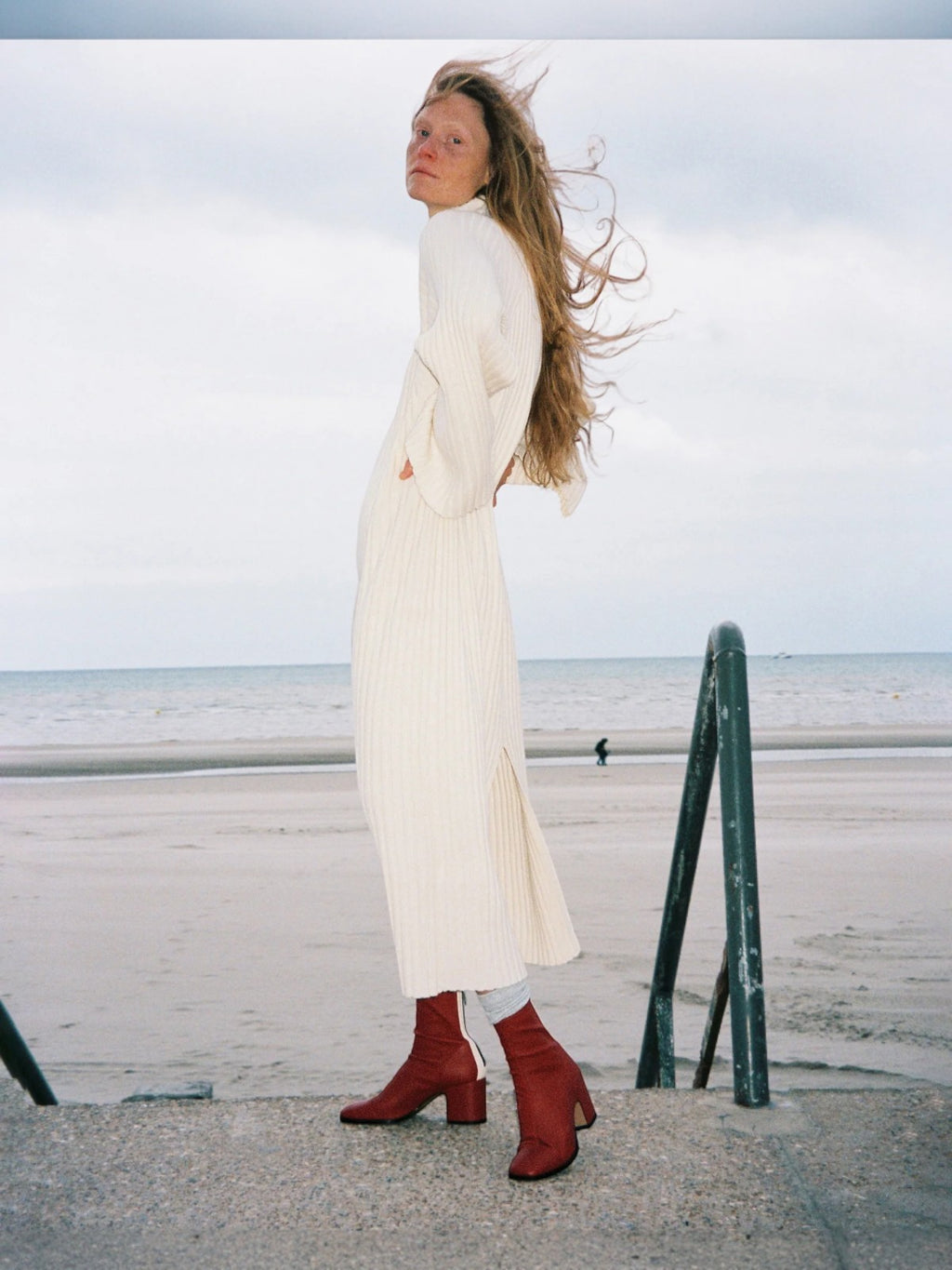 Aria Ankle Boots | Red Stretch Nappa