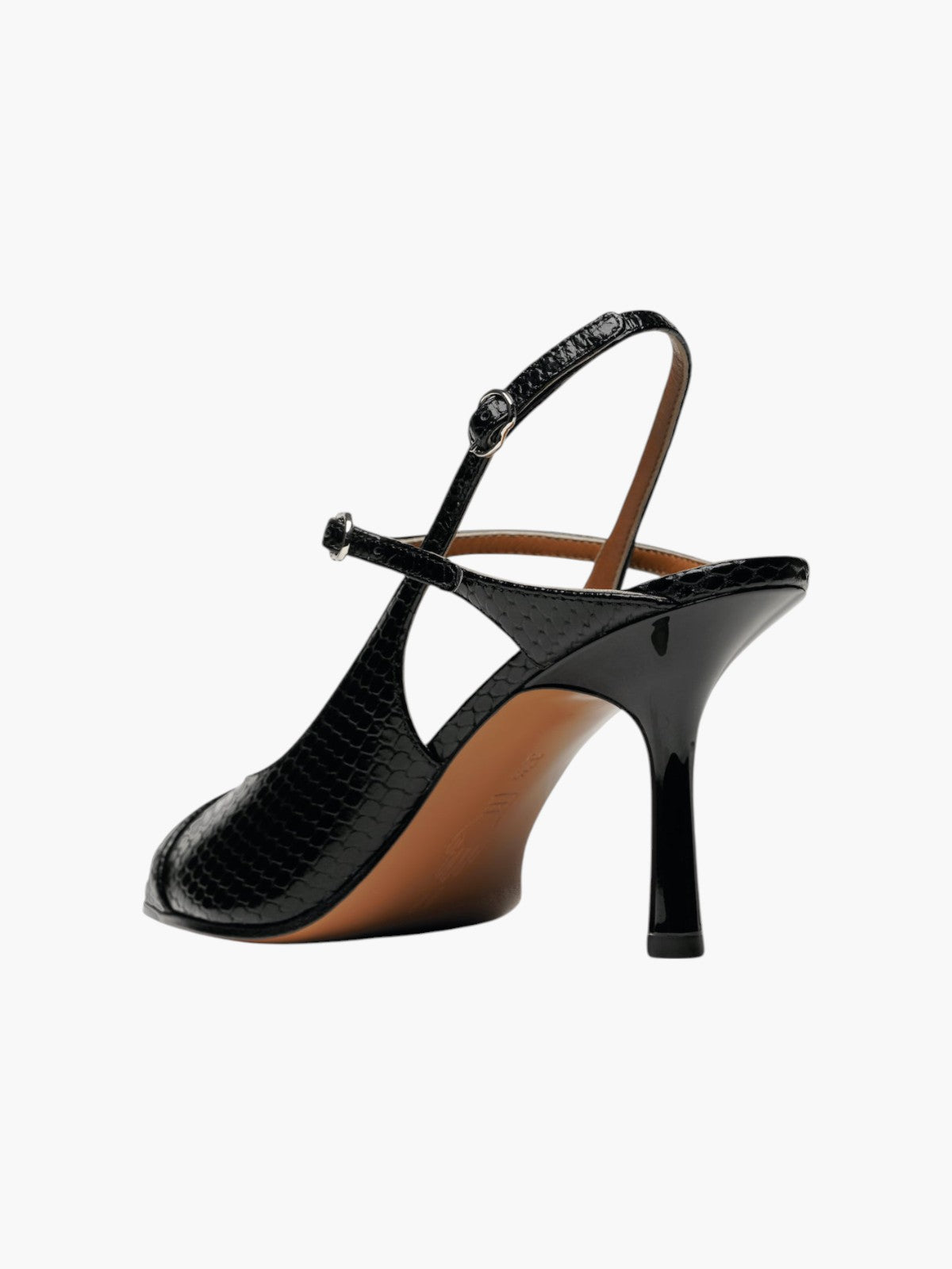 BeforeSunrise Sandal | Embossed Black BeforeSunrise Sandal | Embossed Black