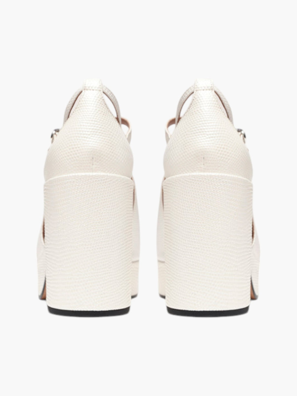 DOYOU Pumps | Embossed White