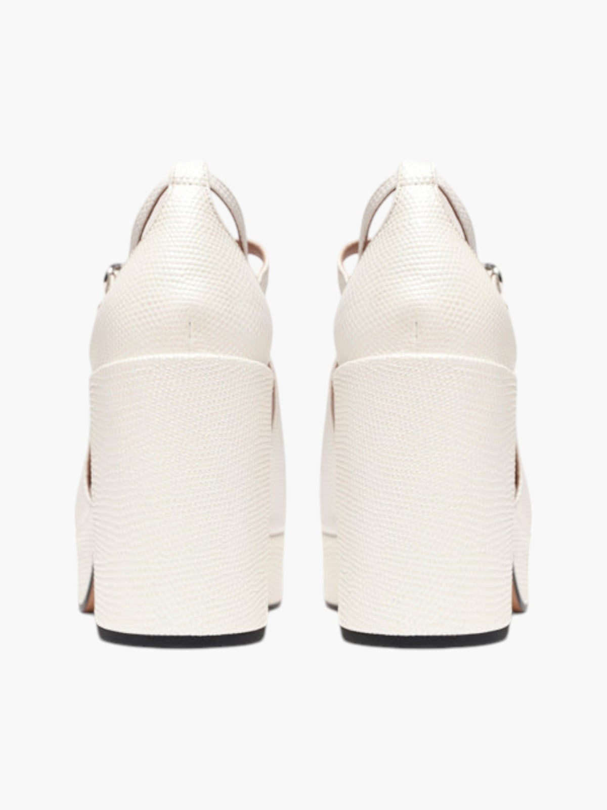 DOYOU Pumps | Embossed White DOYOU Pumps | Embossed White