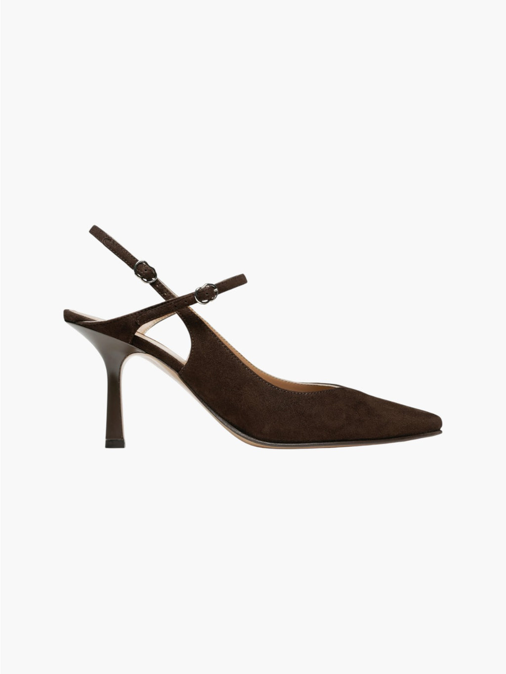 Gattaca Pumps | Brown Suede