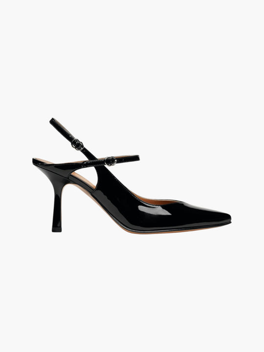 Gattaca Pumps | Patent Black