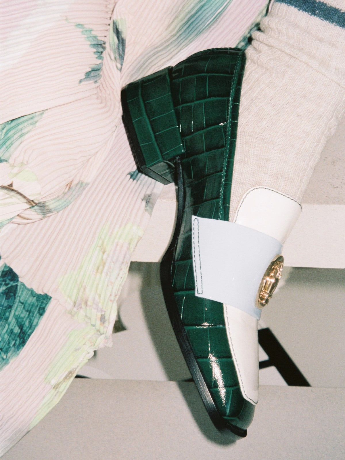 Nono Loafers | Tricolor Green/Sky Blue Nono Loafers | Tricolor Green/Sky Blue