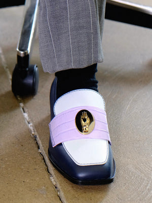 Nono Loafers | Tricolor Navy/Lilac Nono Loafers | Tricolor Navy/Lilac